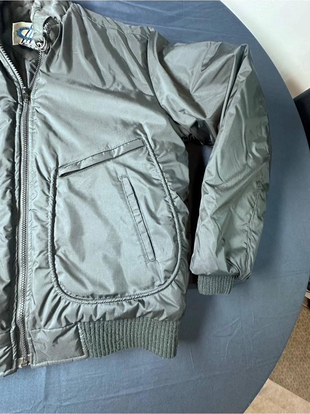 Men's Military-Style Olive Green Field Jacket - Unbranded